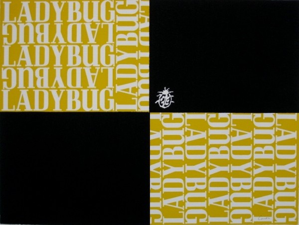 Sister Corita Kent 2 silk-screens: Sister Corita Kent (American 1918-1986)- ''l is for ladybug''; ''o is for god''- 2 silk-screens in color, 1968, both signed in pencil, very good condition. 17 x 22 1/2'' ea.