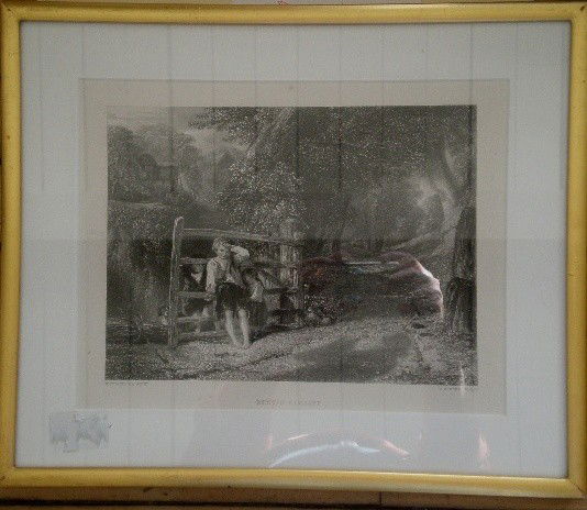 after W. Collins steel engraving: after William Collins- ''Rustic Civility''- steel engraving, engraved by C. Cousens, a few minor spots of foxing in margins otherwise very good condition. 7 1/4 x 9 7/8''