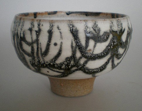Charles Lakofsky- ''Cone 15 Bowl'': Charles Lakofsky- ''Cone 15 Bowl''- stoneware vessel, ca. 1961, monogrammed on bottom, very good condition. 5'' H x 6 1/7'' dia.