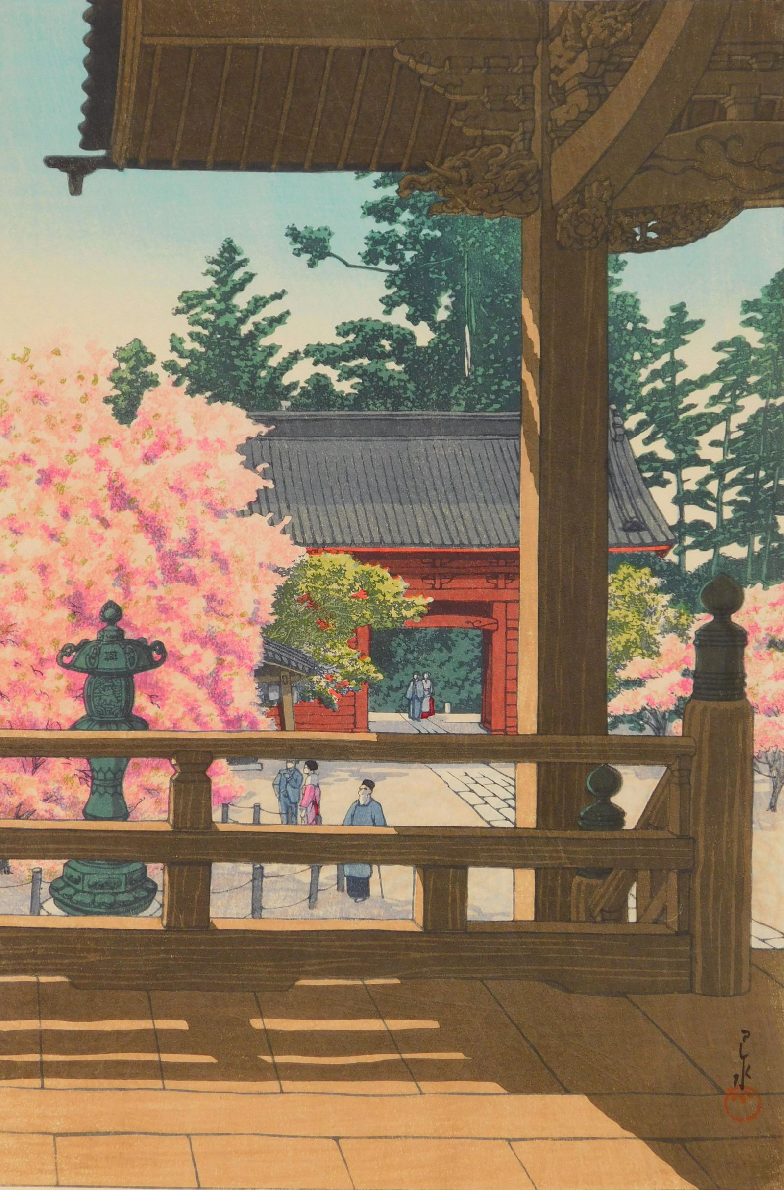 Hasui Kawase woodblock (1 of 4)