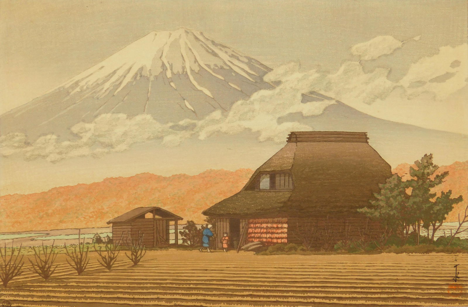 Hasui Kawase woodblock (1 of 5)