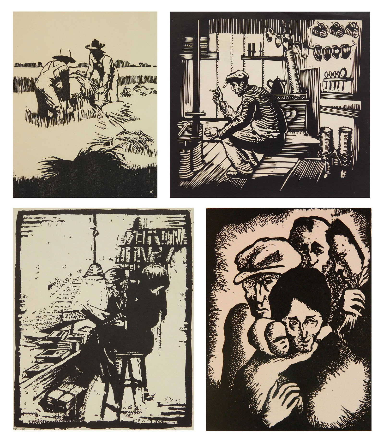 4 Woodcuts (1 of 13)