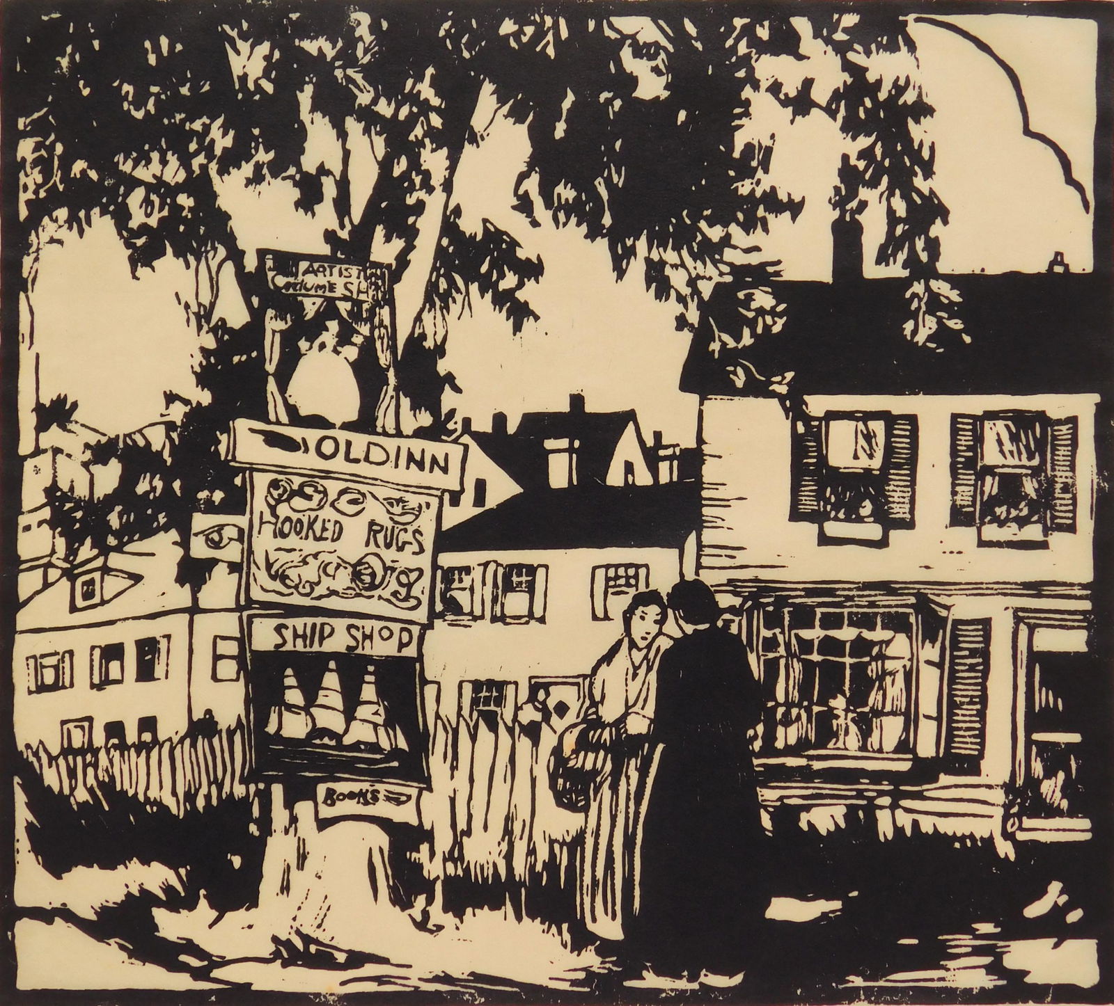 Anne Anderson woodcut (1 of 4)