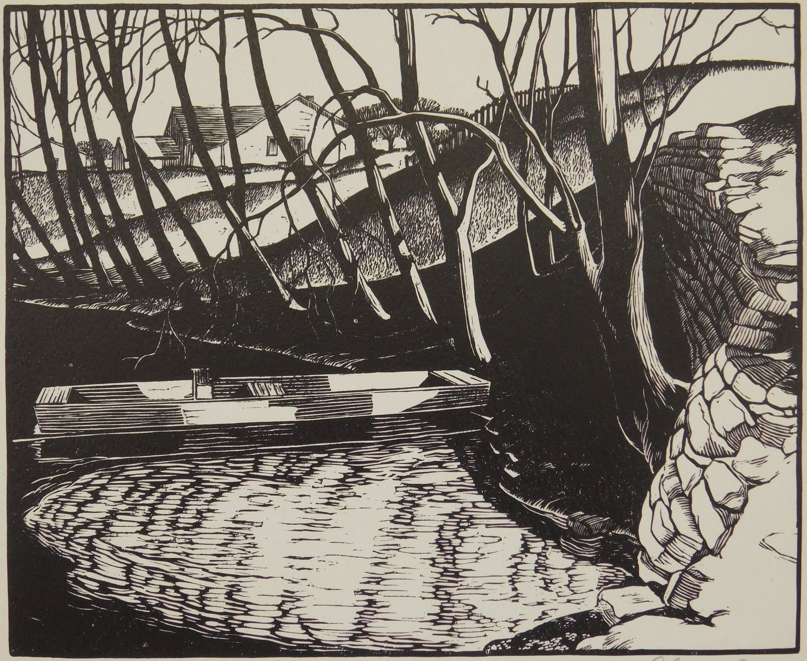 Charles Capps woodcut (1 of 4)