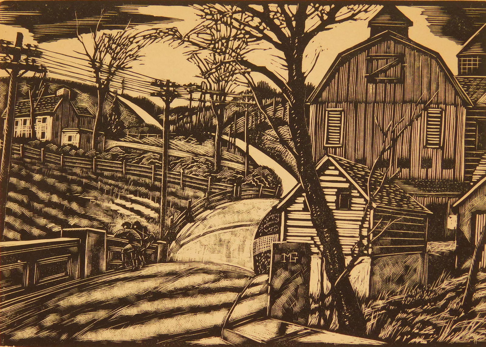 Michael J. Gallagher wood engraving (1 of 4)