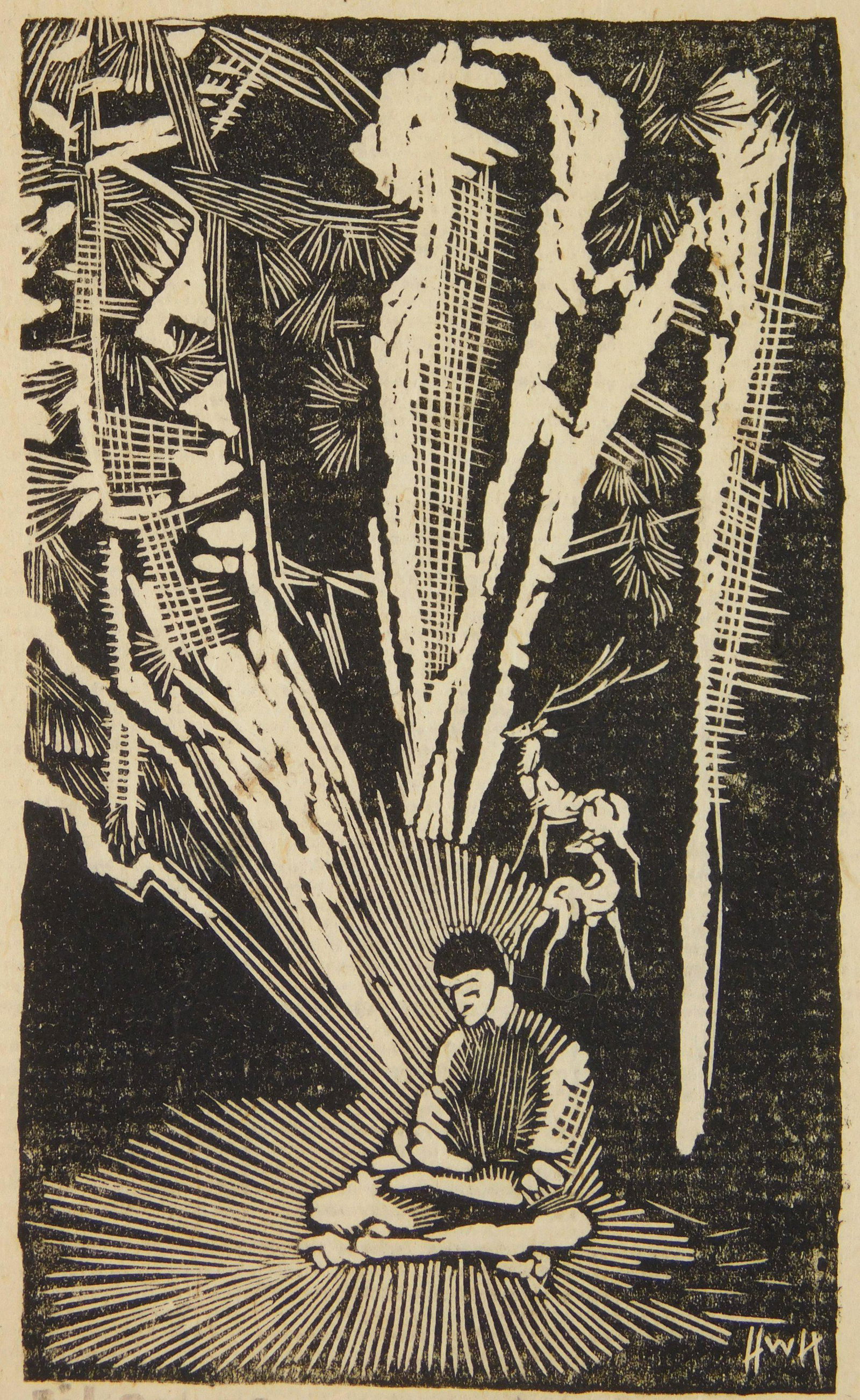 Helen West Heller woodcut (1 of 5)