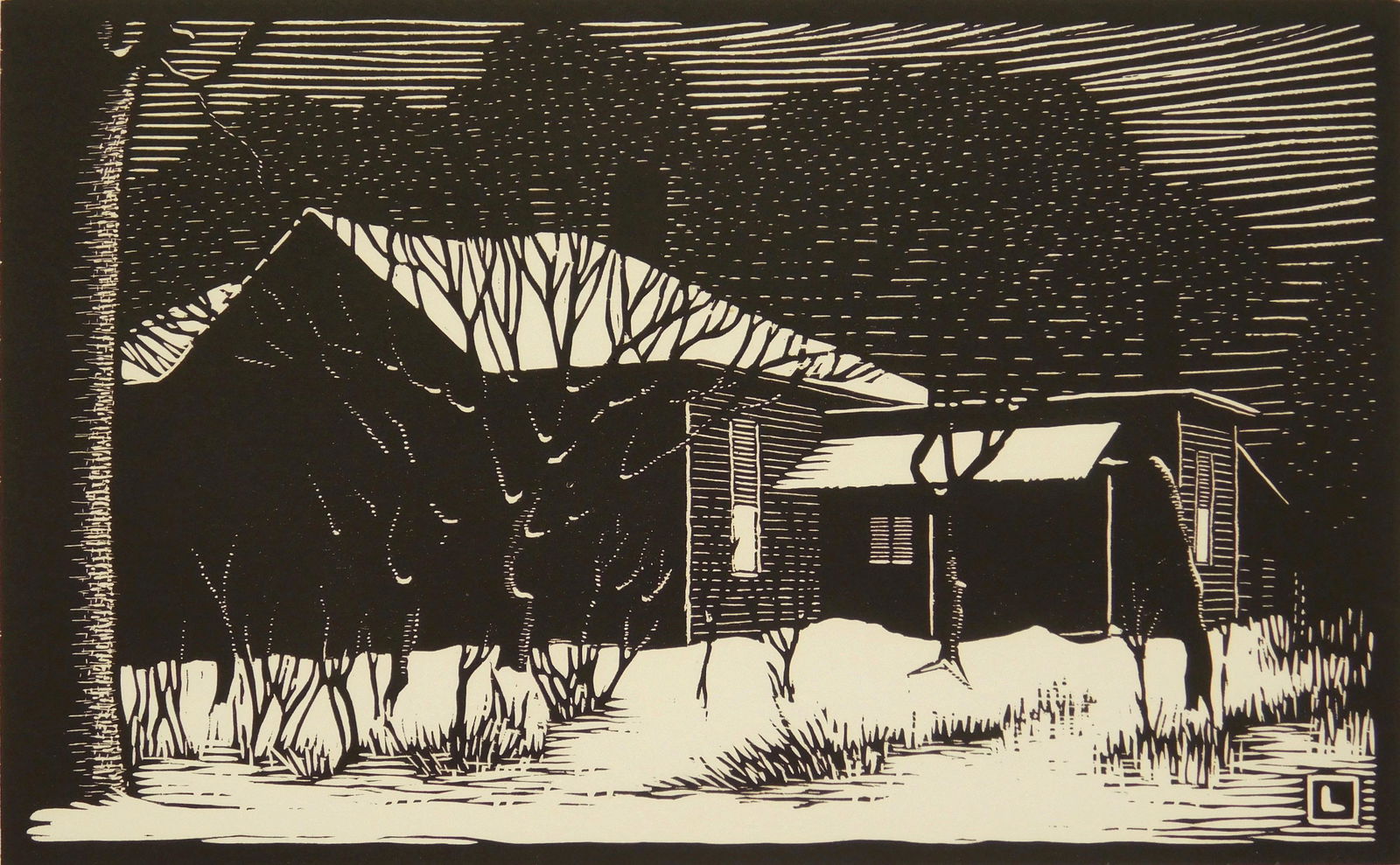 Herschel Logan woodcut (1 of 4)