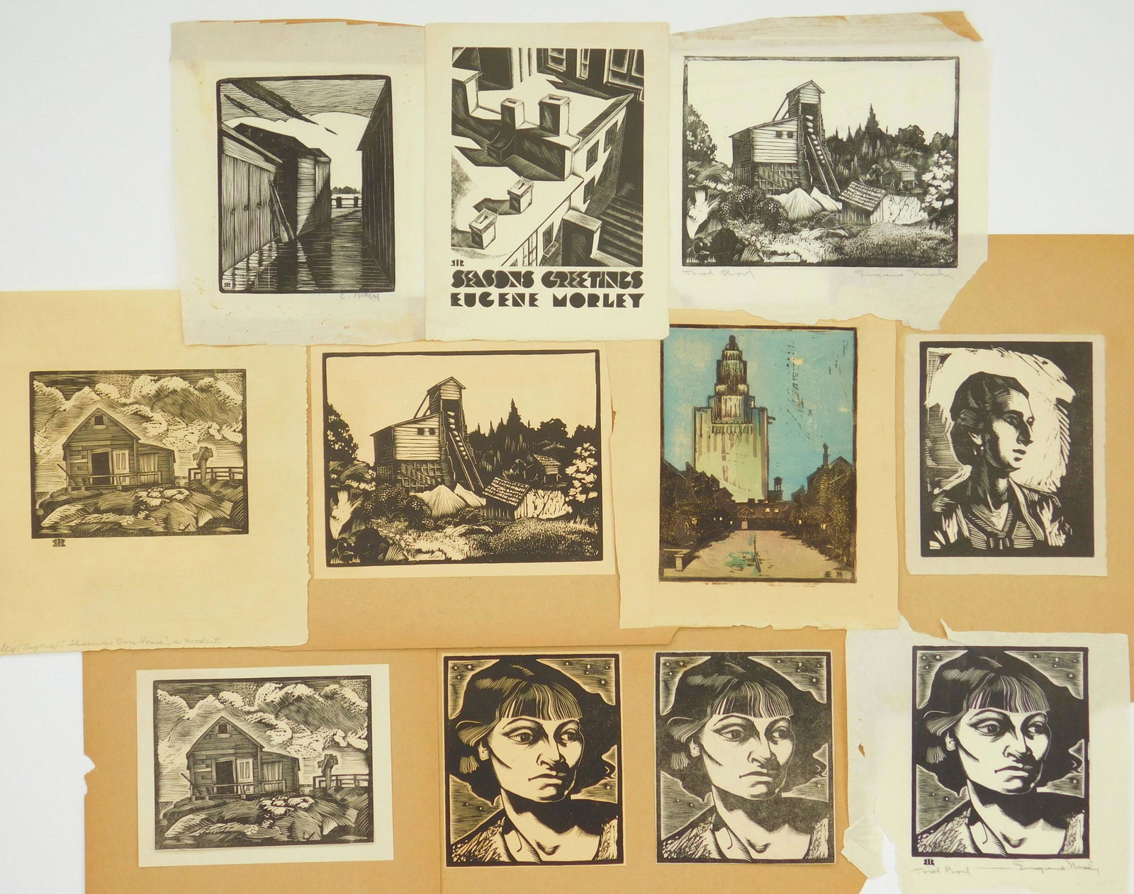 10 Eugene Morley linocuts (1 of 7)