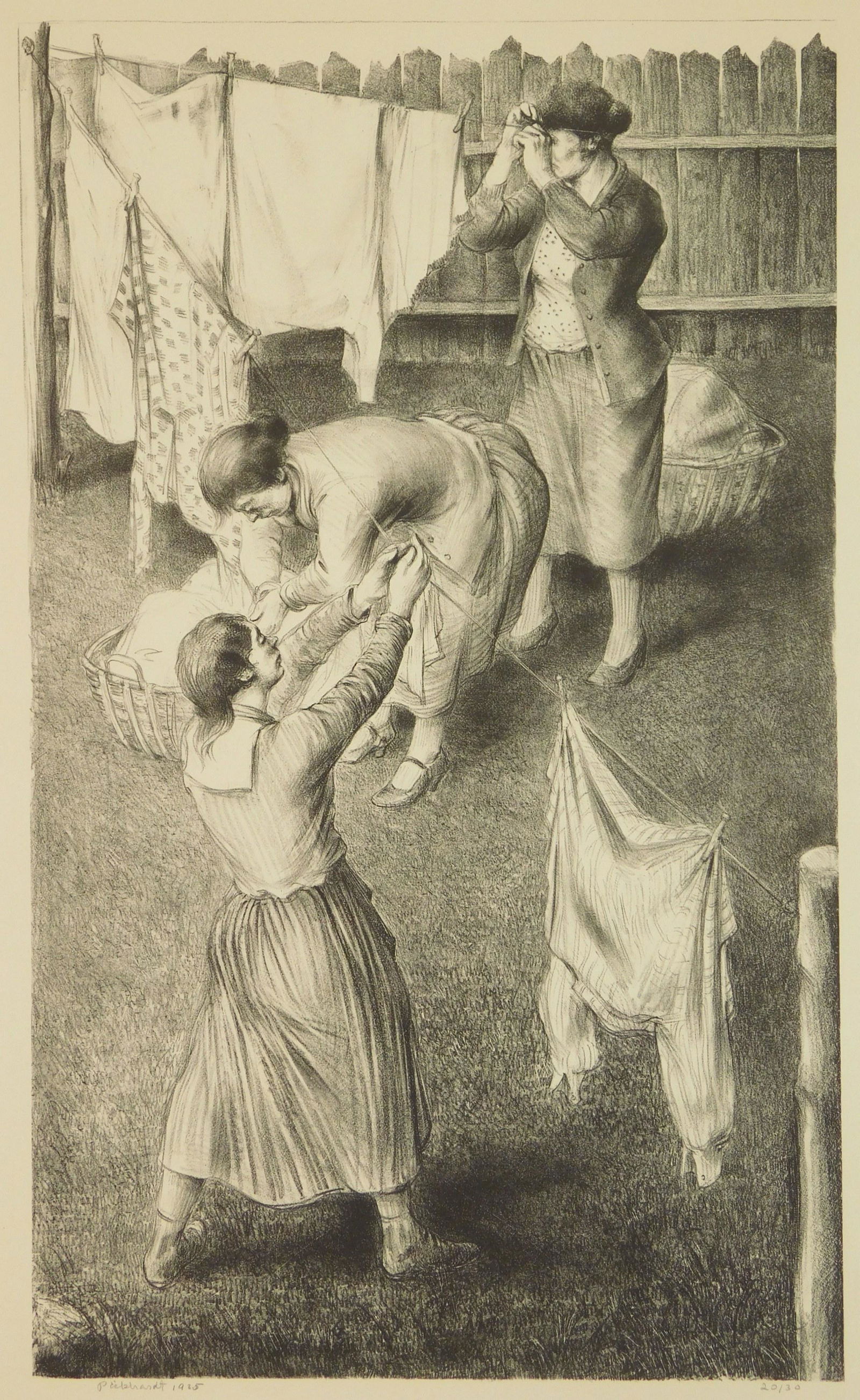 Carl Pickhardt lithograph (1 of 4)