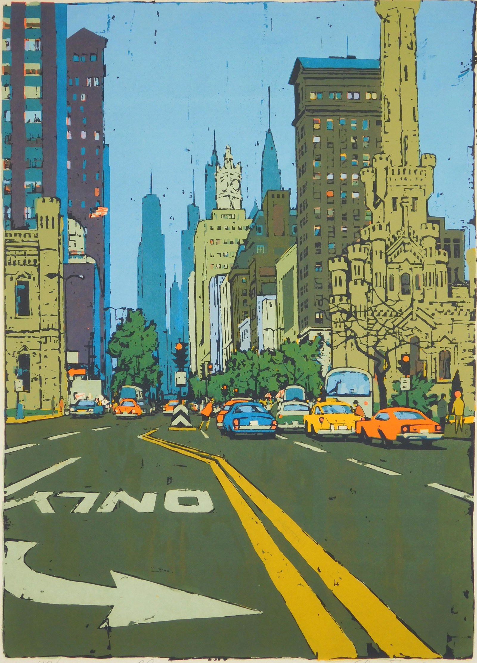 Dan Siculan serigraph (1 of 5)