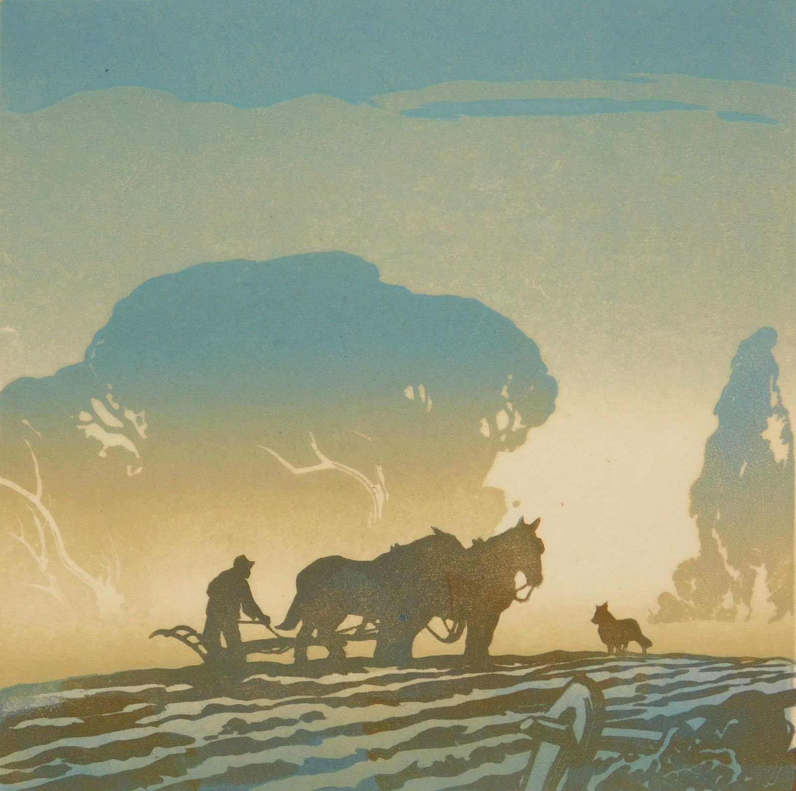 Ernest Watson woodblock (1 of 4)