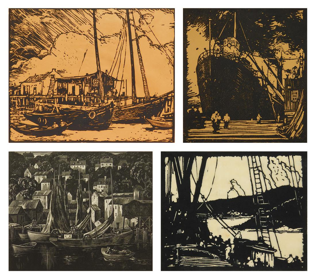 3 Charles Wilimovsky woodcuts (1 of 16)