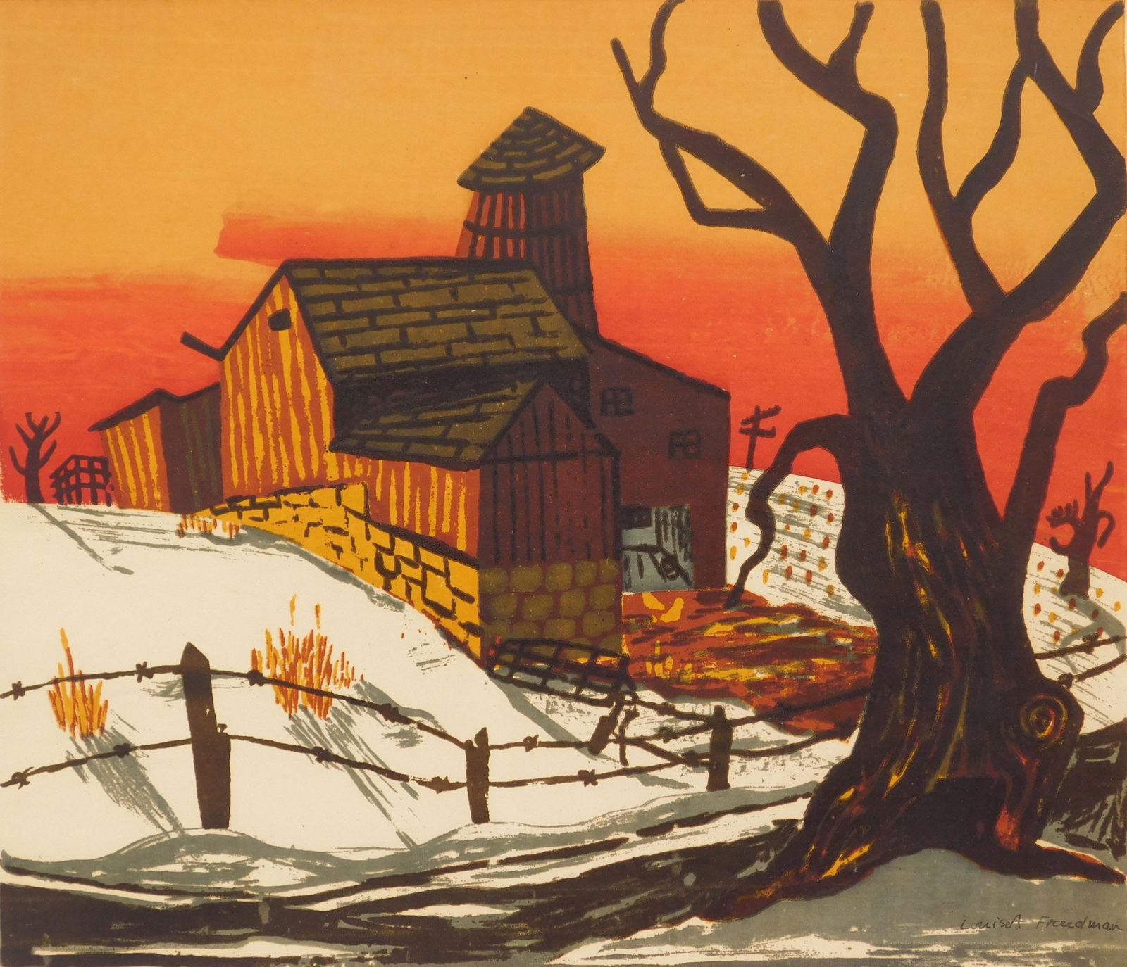 Louise Freedman serigraph (1 of 4)