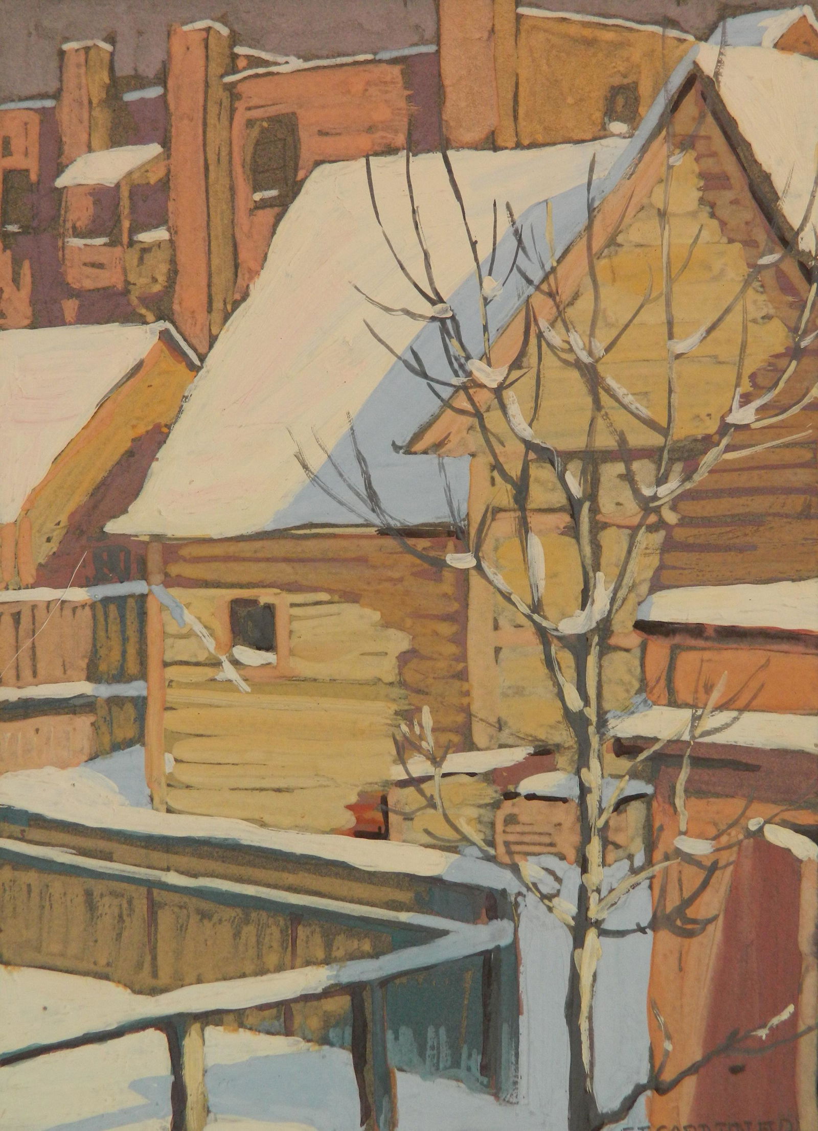Carl F. Gaertner gouache (1 of 5)