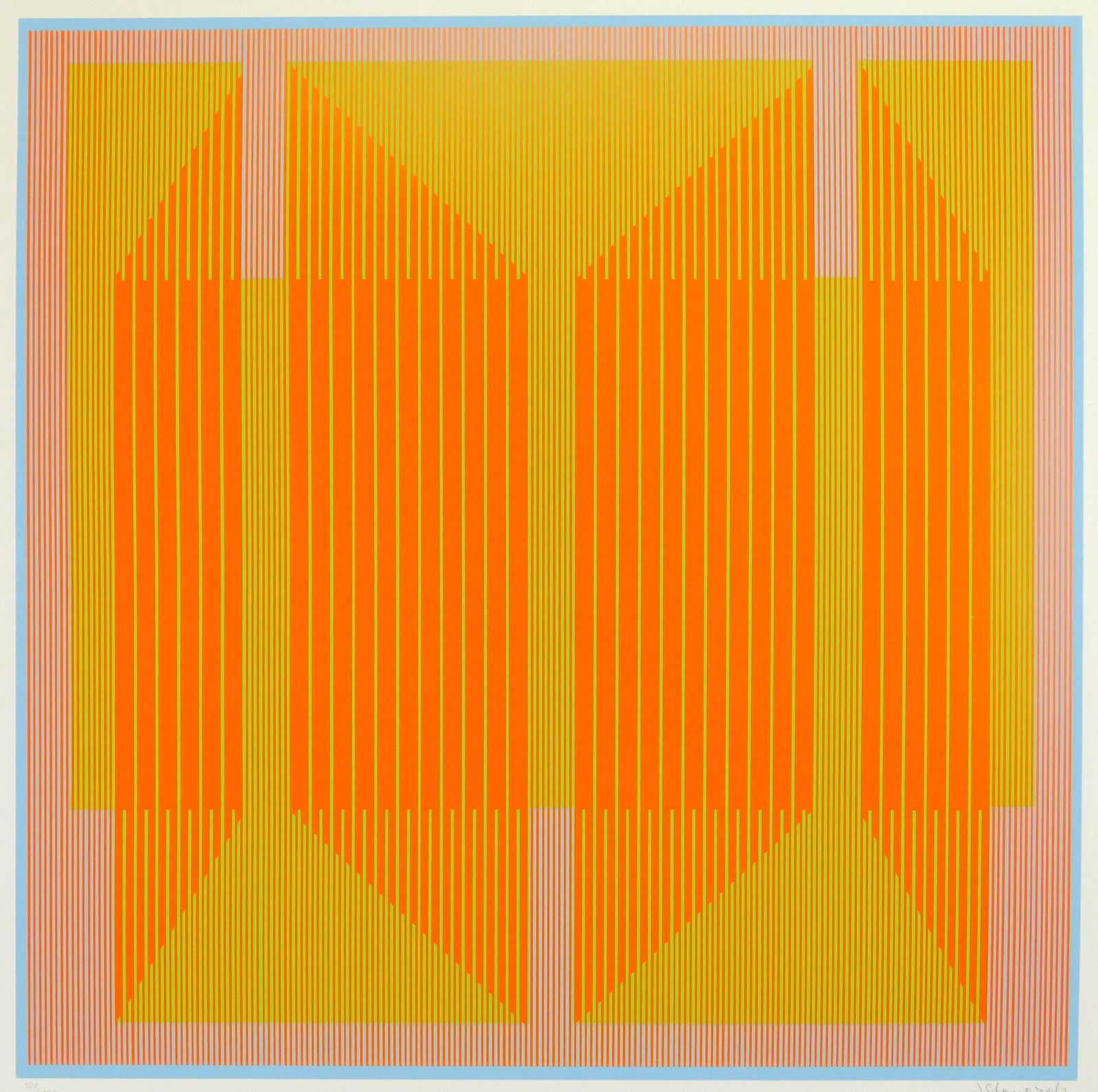 Julian Stanczak serigraph (1 of 4)