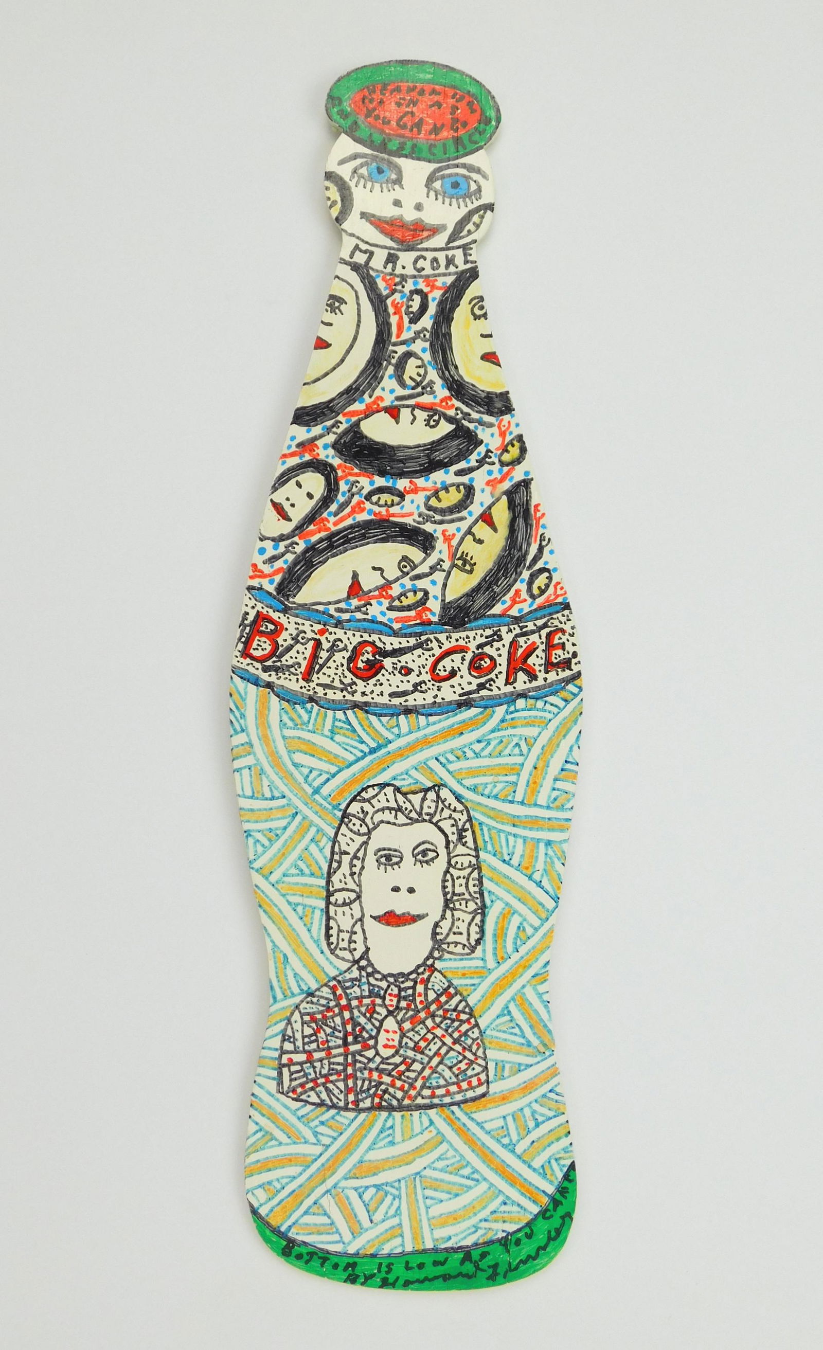 Howard Finster acrylic on panel (1 of 6)