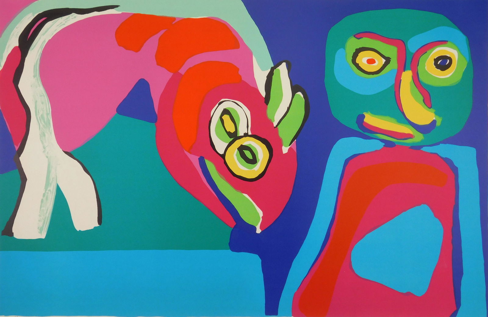 Karel Appel lithograph (1 of 4)