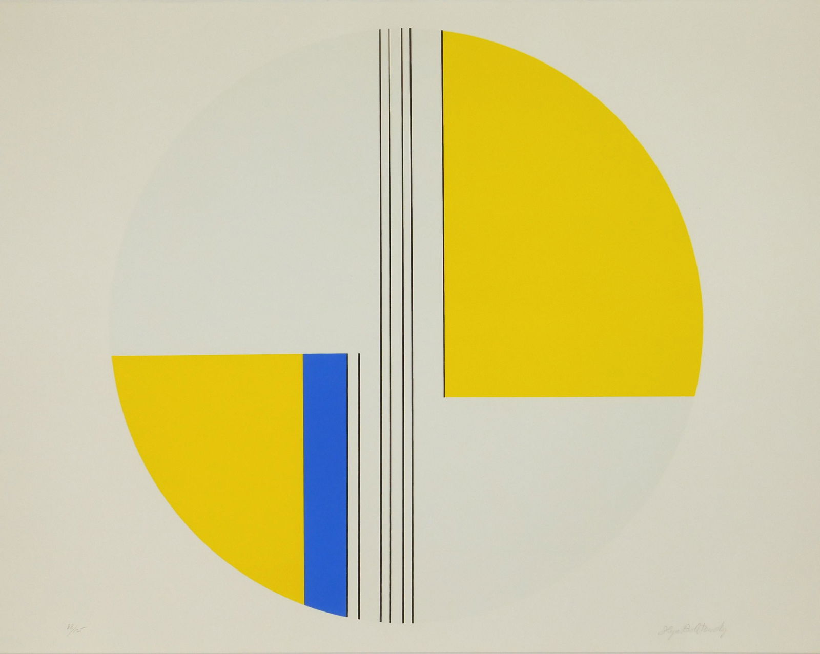 Ilya Bolotowsky serigraph (1 of 4)