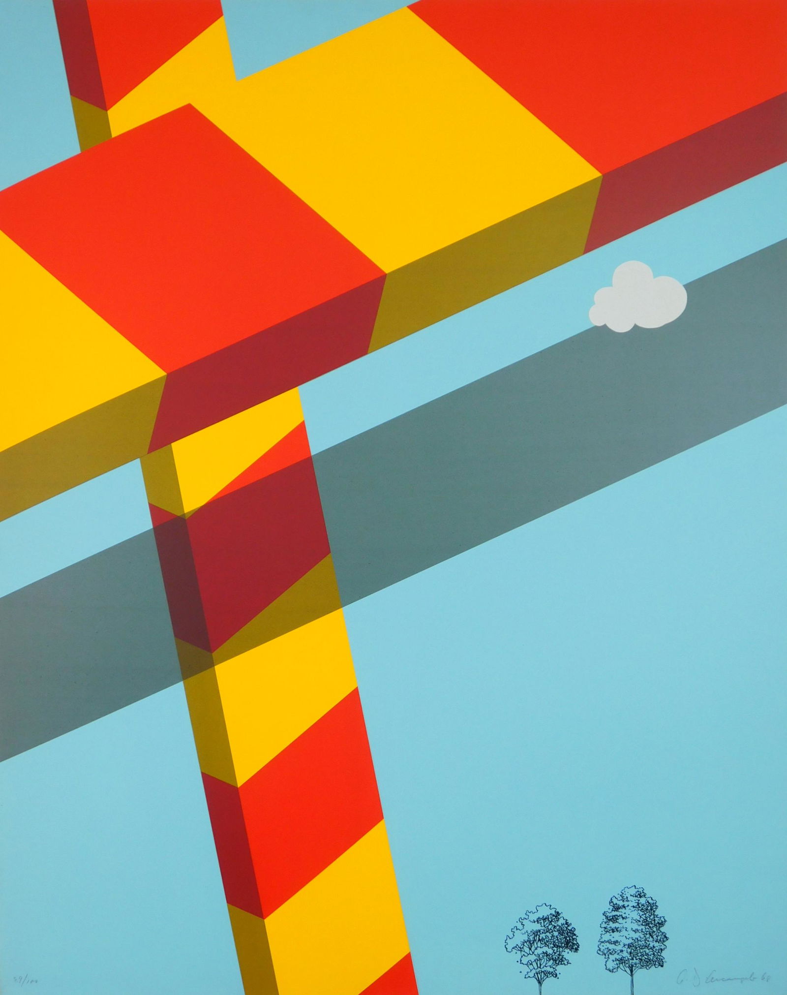Allan D'Arcangelo serigraph (1 of 4)