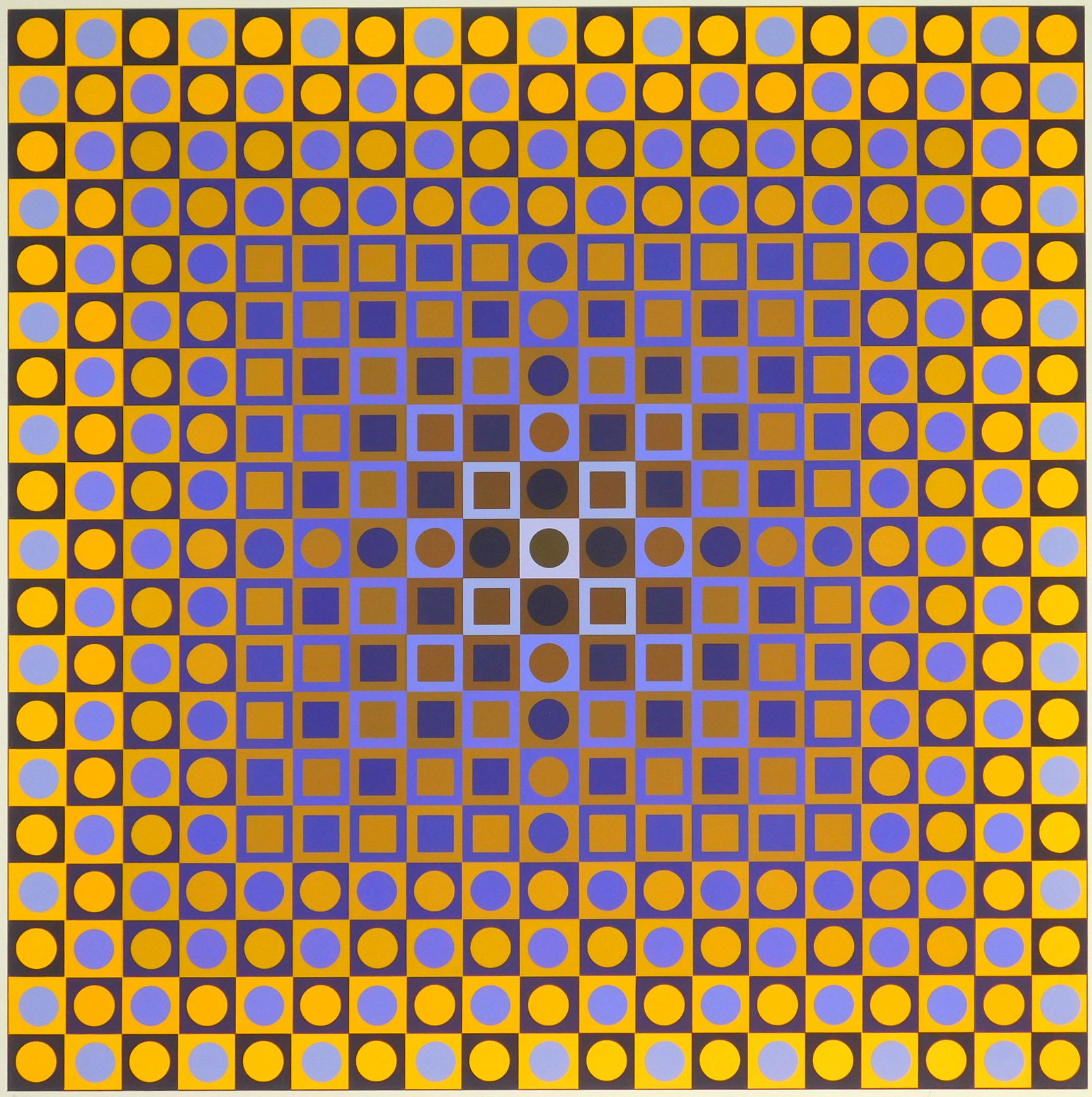 Victor Vasarely serigraph in colors (1 of 5)
