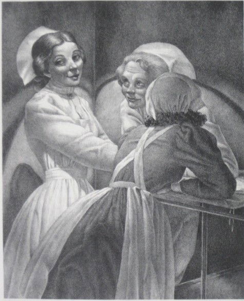 Kyra Markham lithograph: Kyra Markham (American 1891-1967)- ''And He Said''- lithograph, 1943, signed, dated, titled and numbered 44/50 in pencil, very good condition. 12 1/8 x 9 7/8''