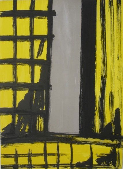 Martha Diamond lithograph: Martha Diamond (American 1944-)- Battery Park City- lithograph, silkscreen and intaglio, 1985, signed and numbered 17/47 in pencil, very good condition. 41 x 29''