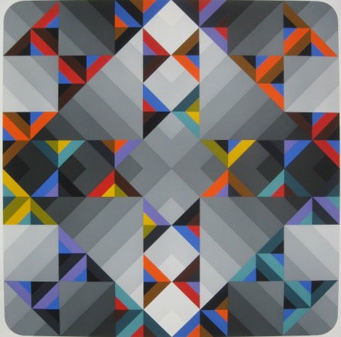 Marko Spalatin 4 silkscreens: Marko Spalatin (American 1945-)- ''Pulsar I''; ''Pulsar V''; ''Pulsar VI'' and ''Pulsar VIII''- 4 silkscreens in colors, all signed, titled and numbered 50/70 in pencil, all very good condition. 21 1/