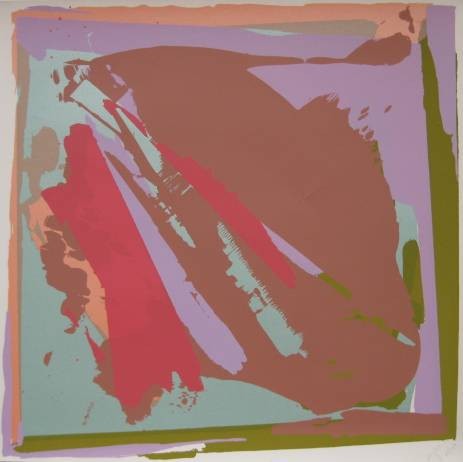 Michael Steiner silkscreens: Michael Steiner- Untitled- 9 silkscreens in colors, all signed and numbered in pencil, edition of 160 ea., generally good condition, various sizes.