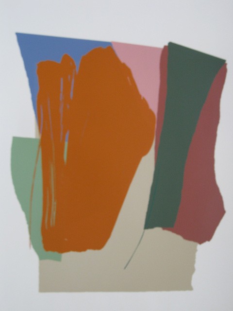 Larry Zox 4 silkscreens: Larry Zox (American 1937-2006)- Untitled- 4 silkscreens in colors, all signed and numbered in pencil, editions of 185, minor handling creases throughout, otherwise very good condition. various sizes