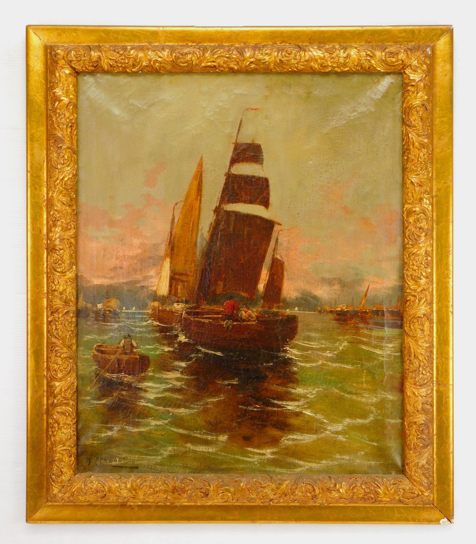 19th c. European School oil (1 of 5)