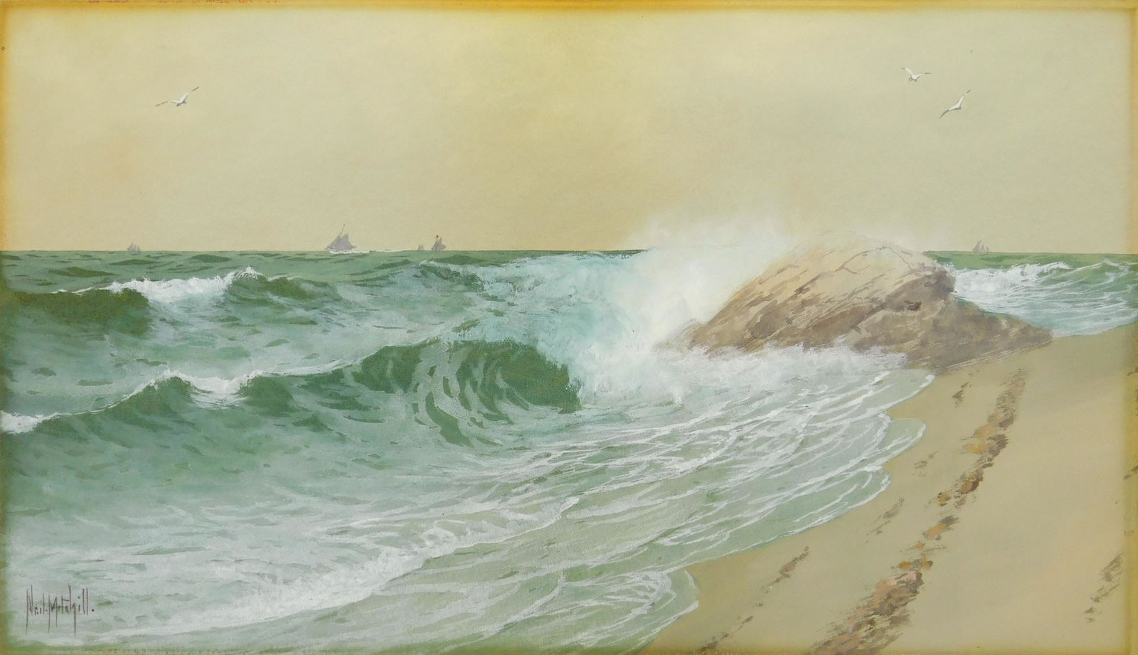 Neil Michell watercolor (1 of 6)