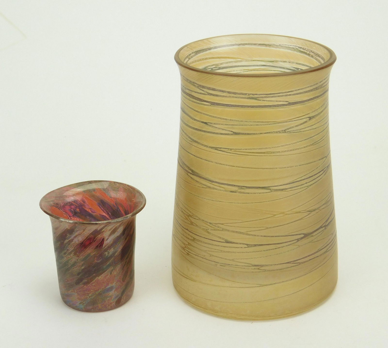 2 Klaus Moje glass vases (1 of 5)
