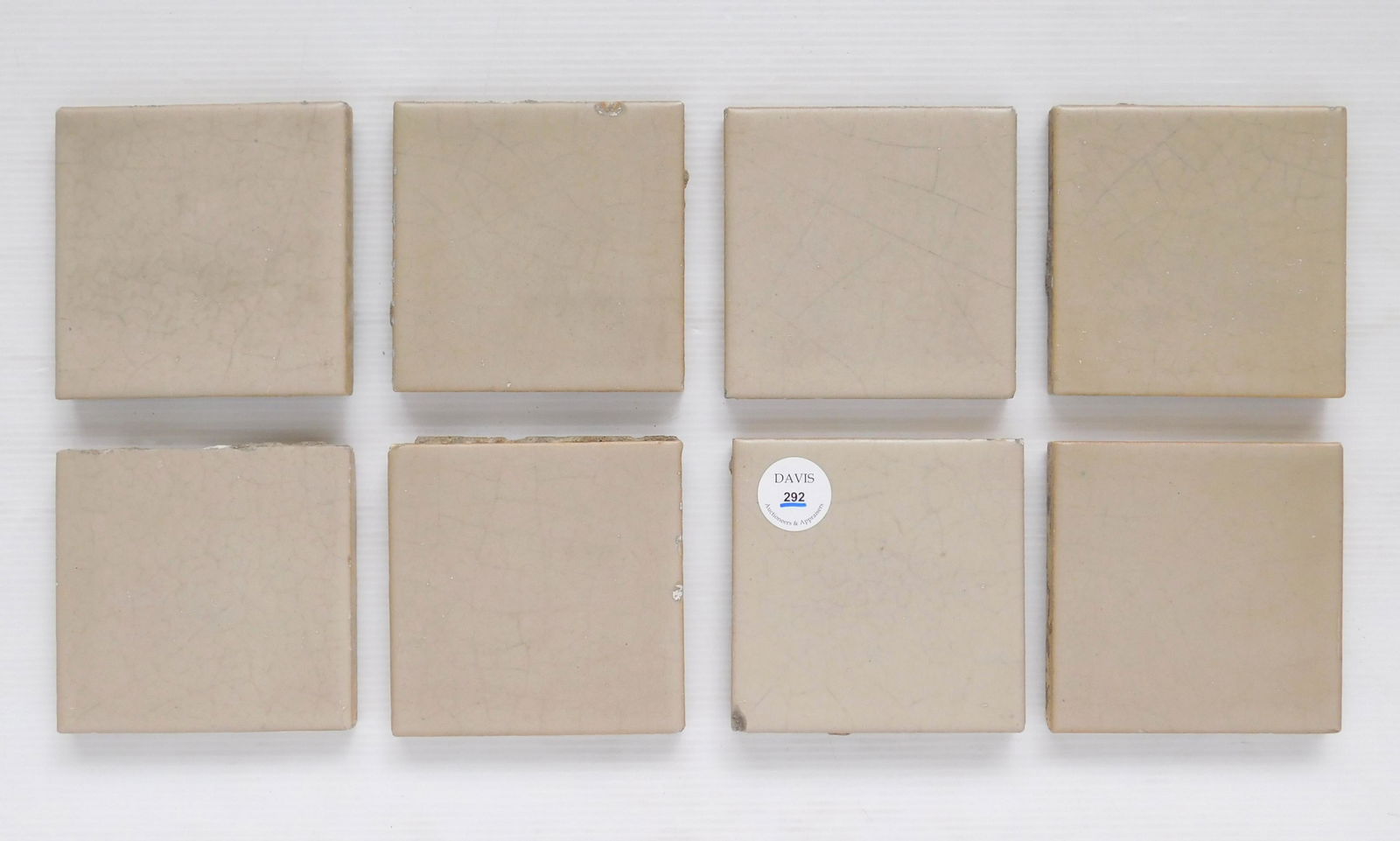 8 Rookwood pottery tiles (1 of 4)