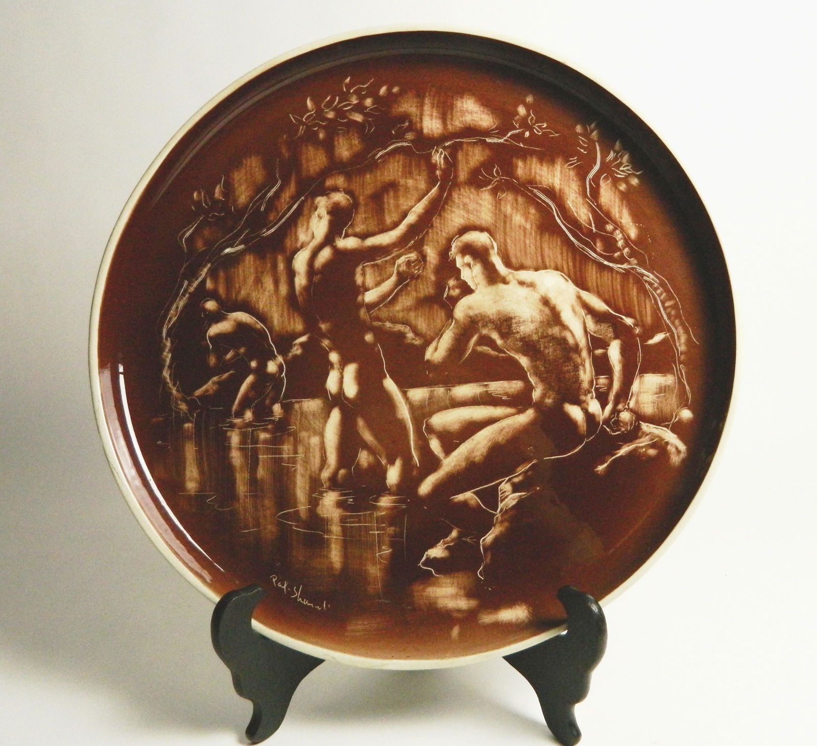 Pat & Covey Stewart ceramic platter (1 of 4)