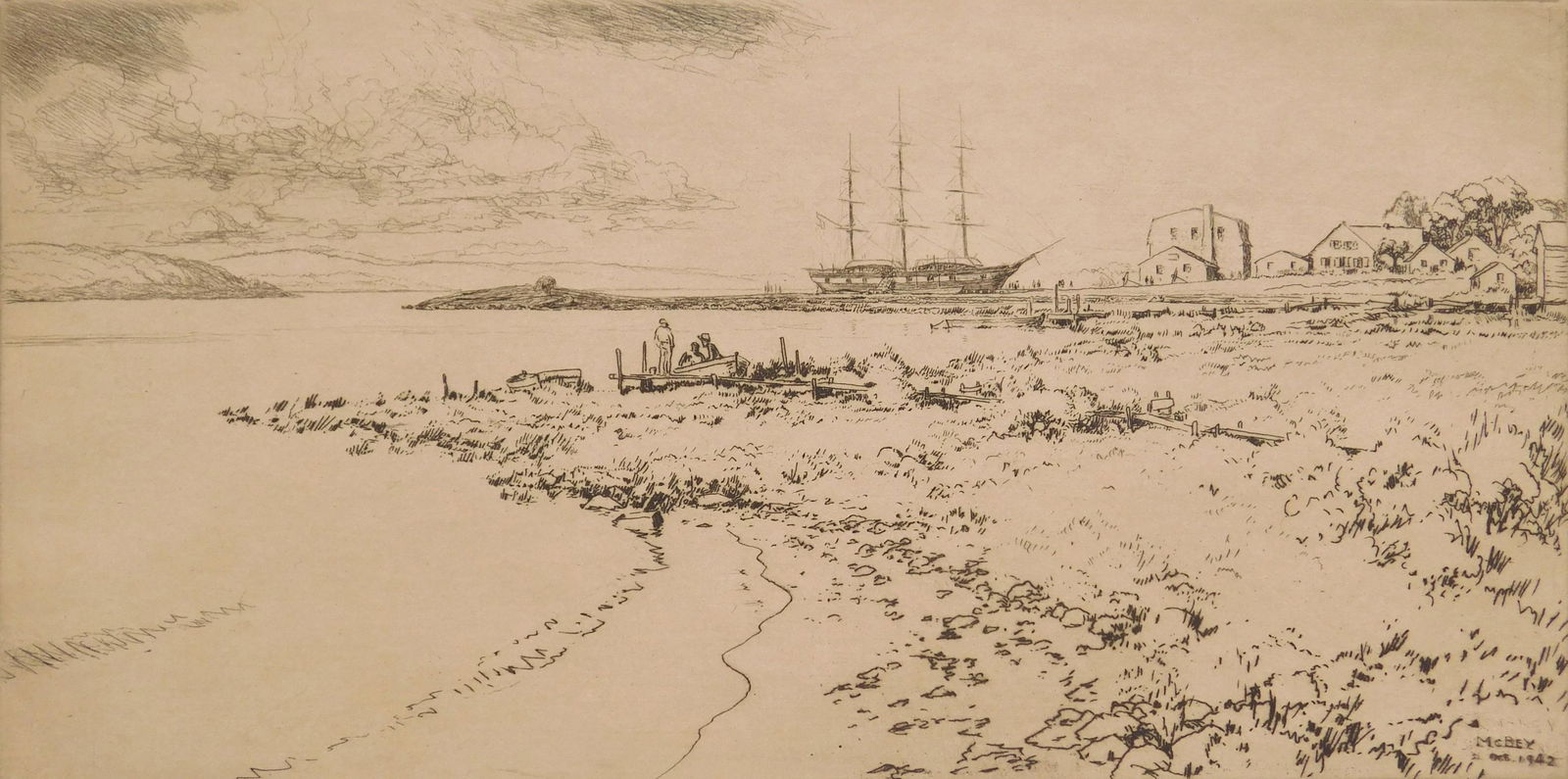 James Mc Bey etching (1 of 4)