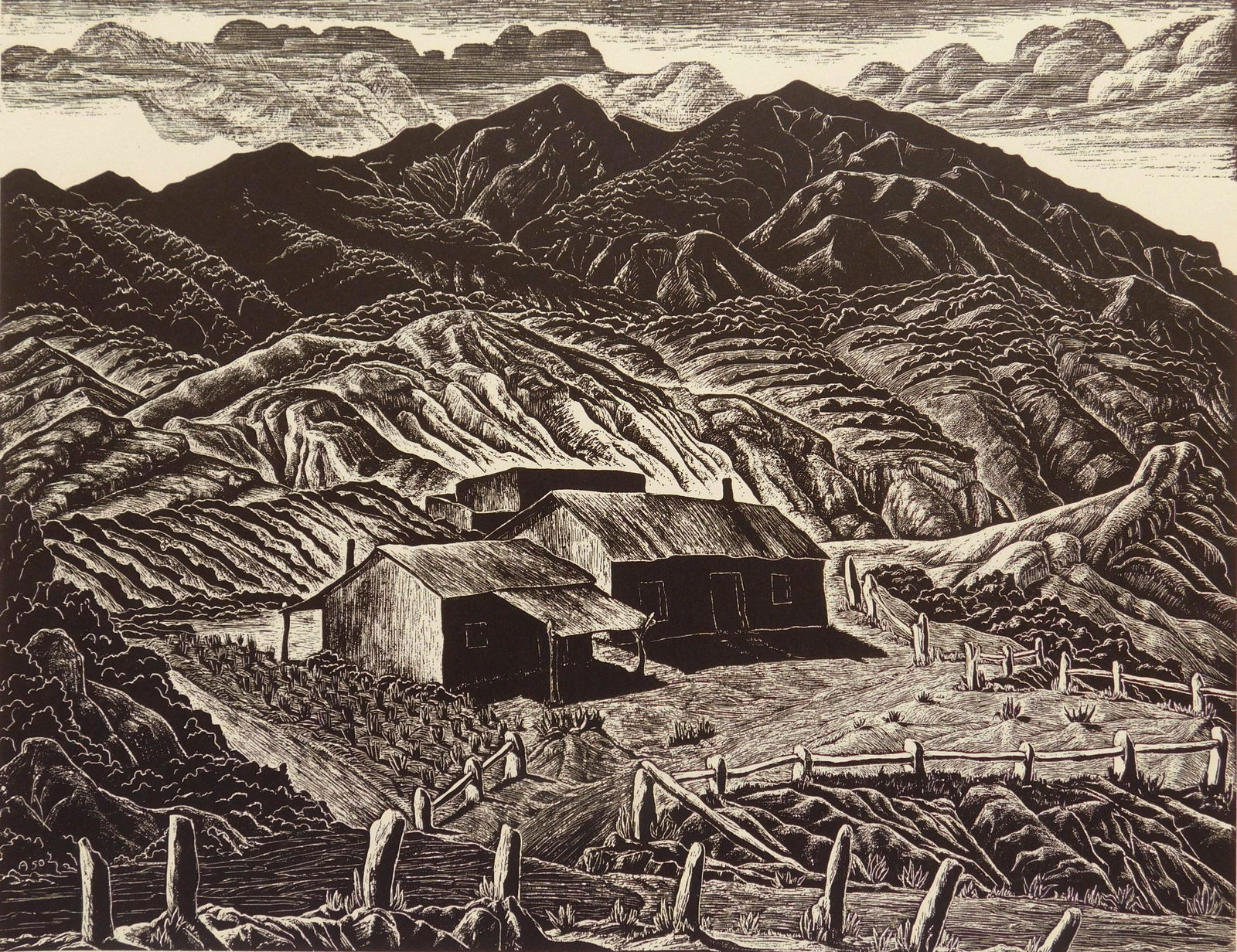 Ina Annette wood engraving (1 of 4)