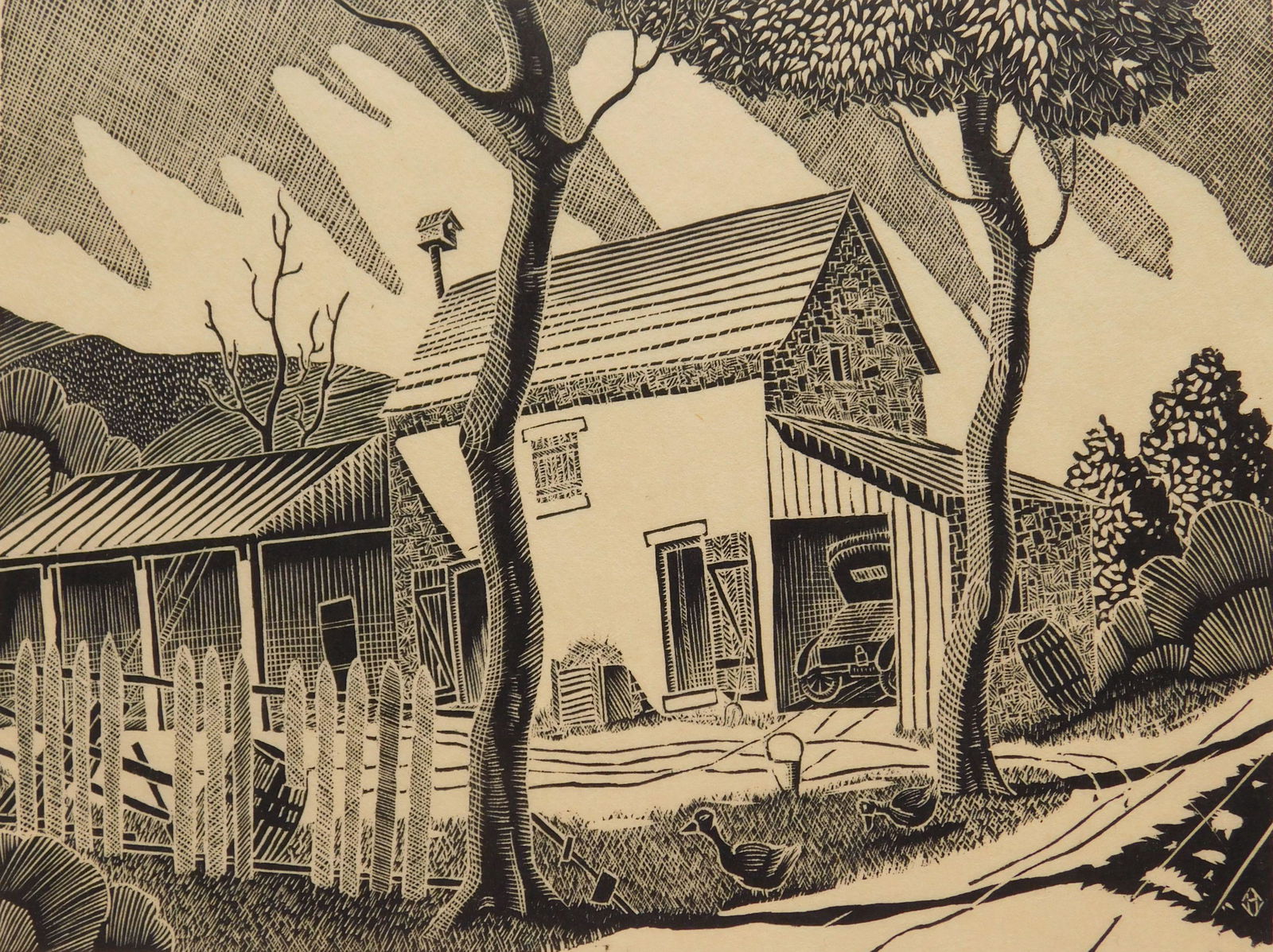 John F. Helm jr. wood engraving (1 of 4)