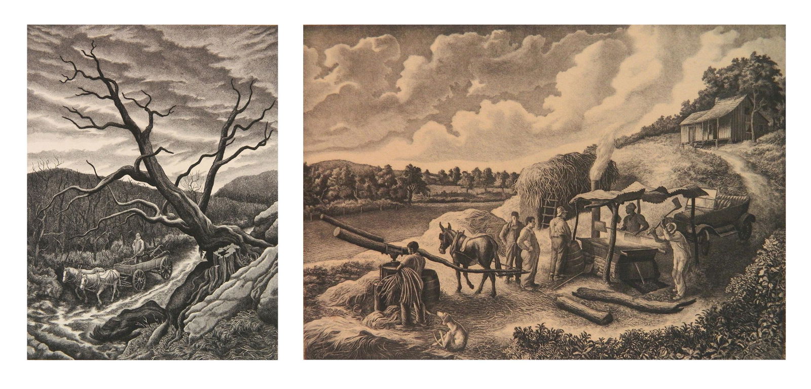 Jackson Lee Nesbitt etching (1 of 9)