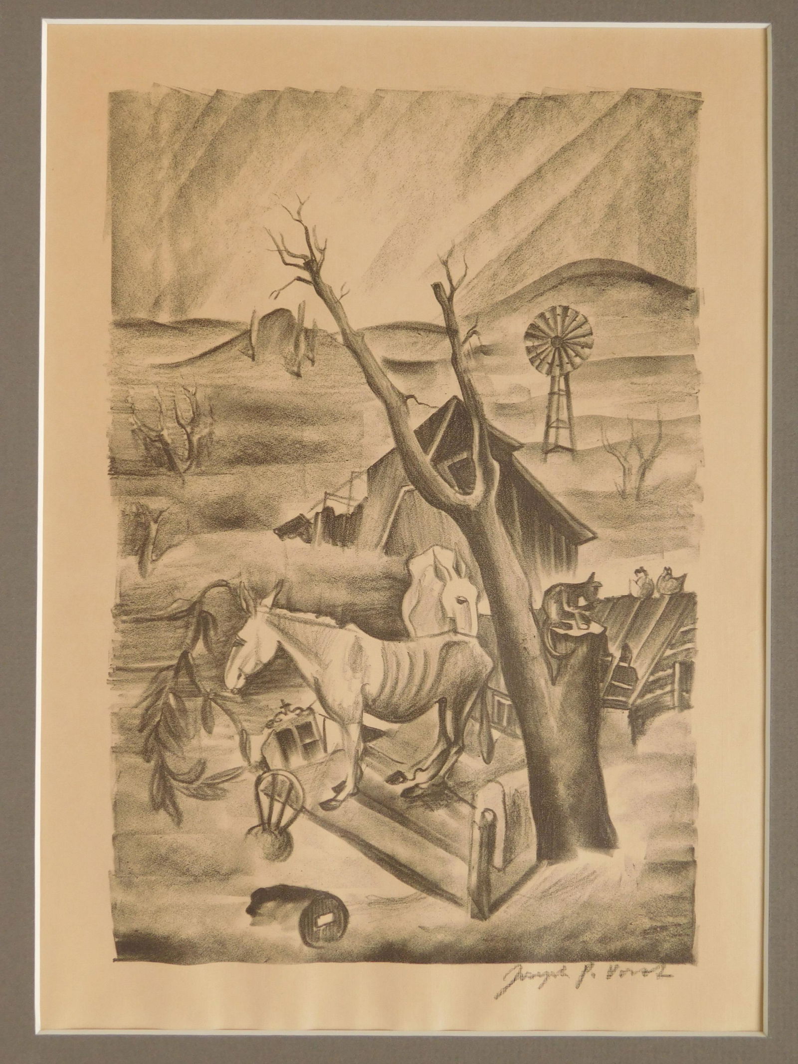 Joseph P. Vorst lithograph (1 of 3)
