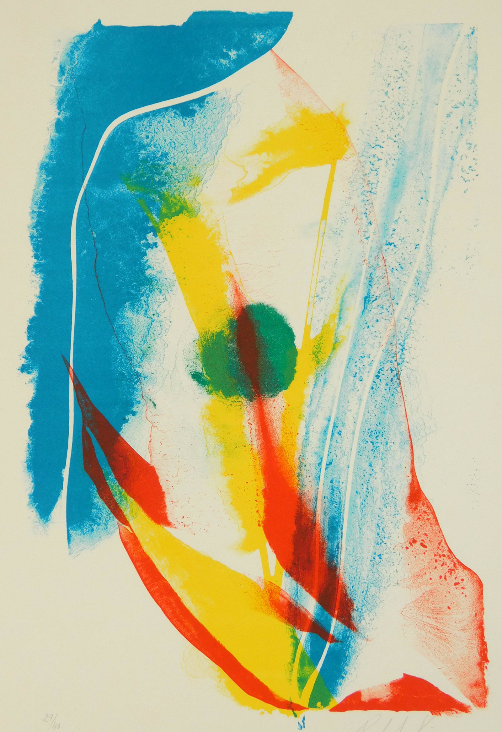 Paul Jenkins lithograph (1 of 4)
