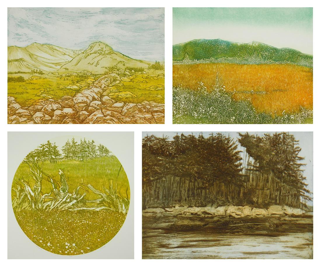 4 Ruth Leaf etchings (1 of 9)