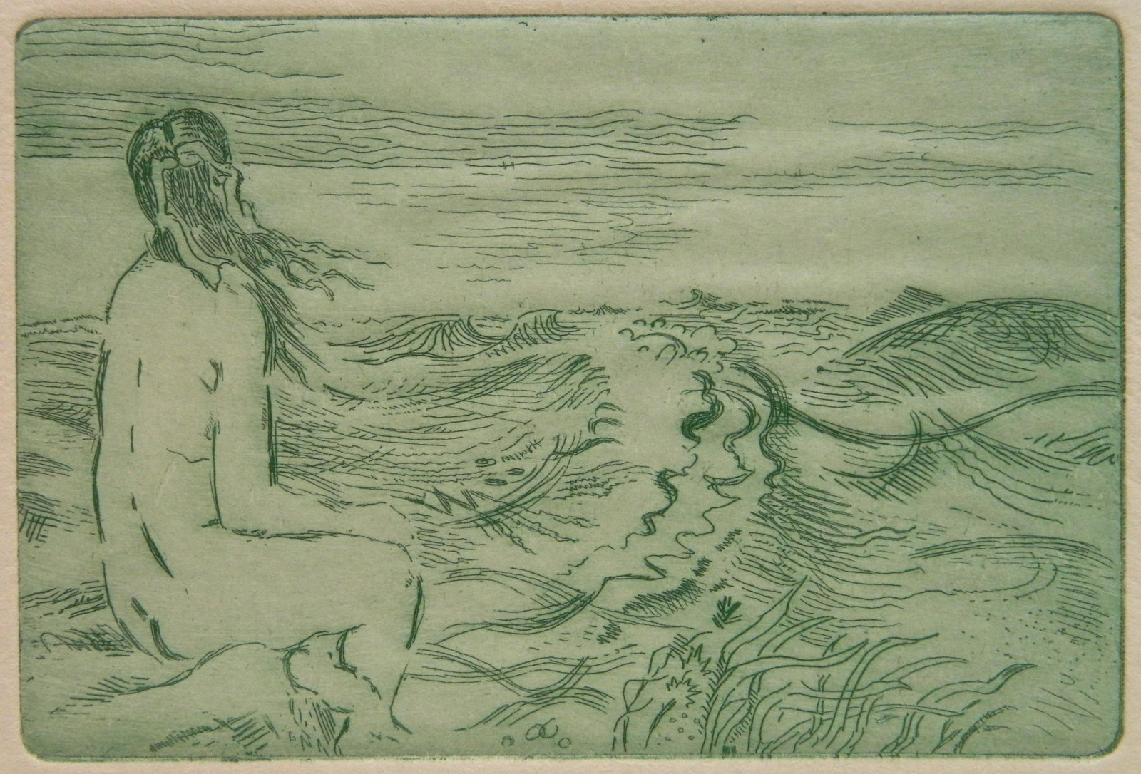 Karl Schrag etching (1 of 4)