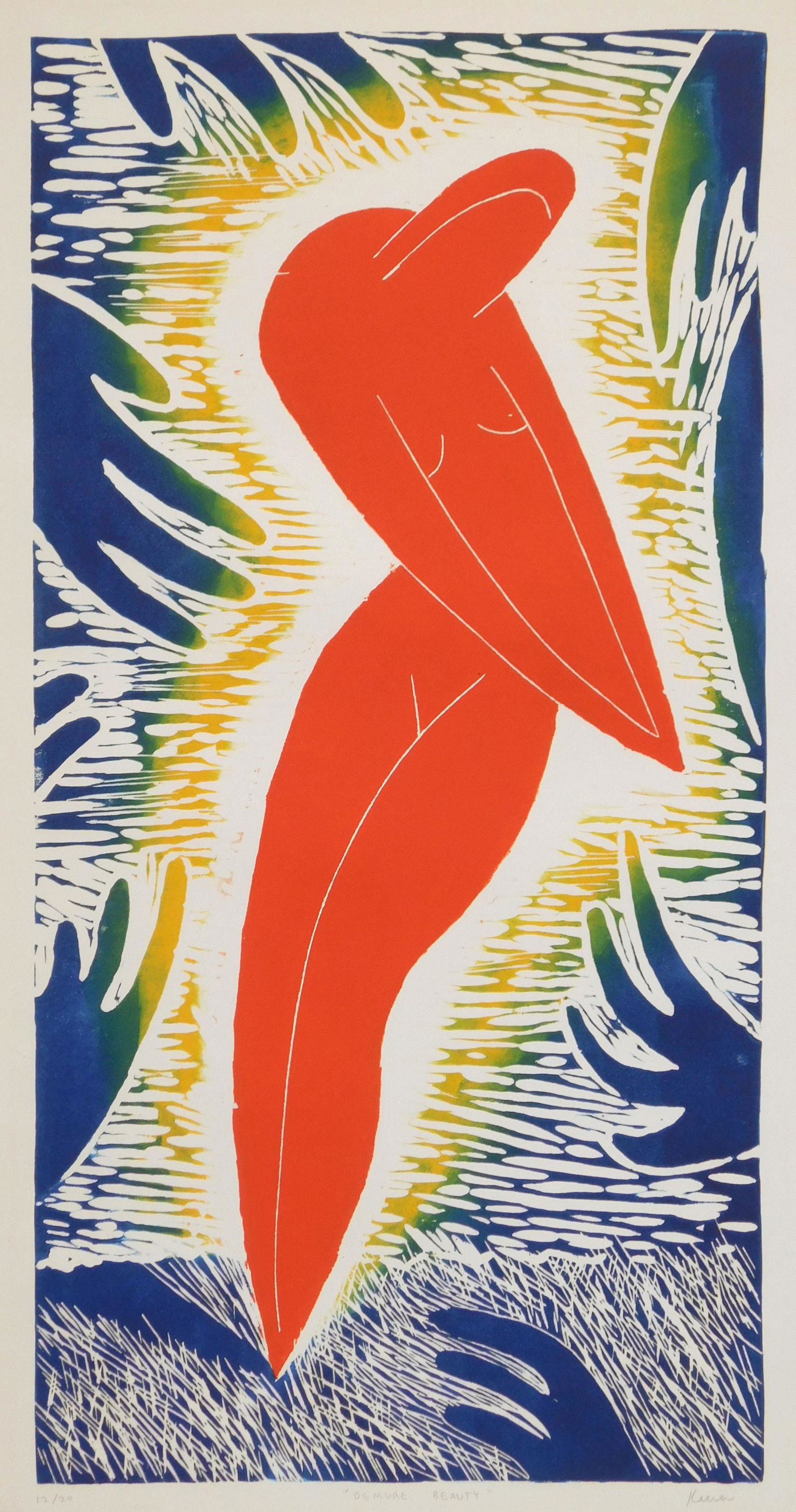 Kim Keever woodcut (1 of 4)