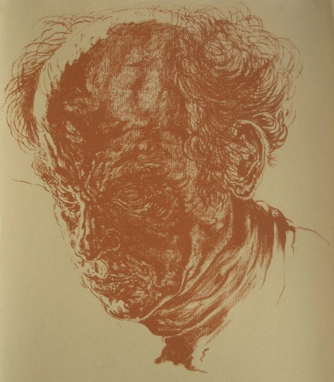 Jack Beal lithograph: Jack Beal- ''Blacksmith''- lithograph in colors, 1977, signed, titled and numbered 19/20 in pencil, very good condition. 21 1/2 x 19 1/4''