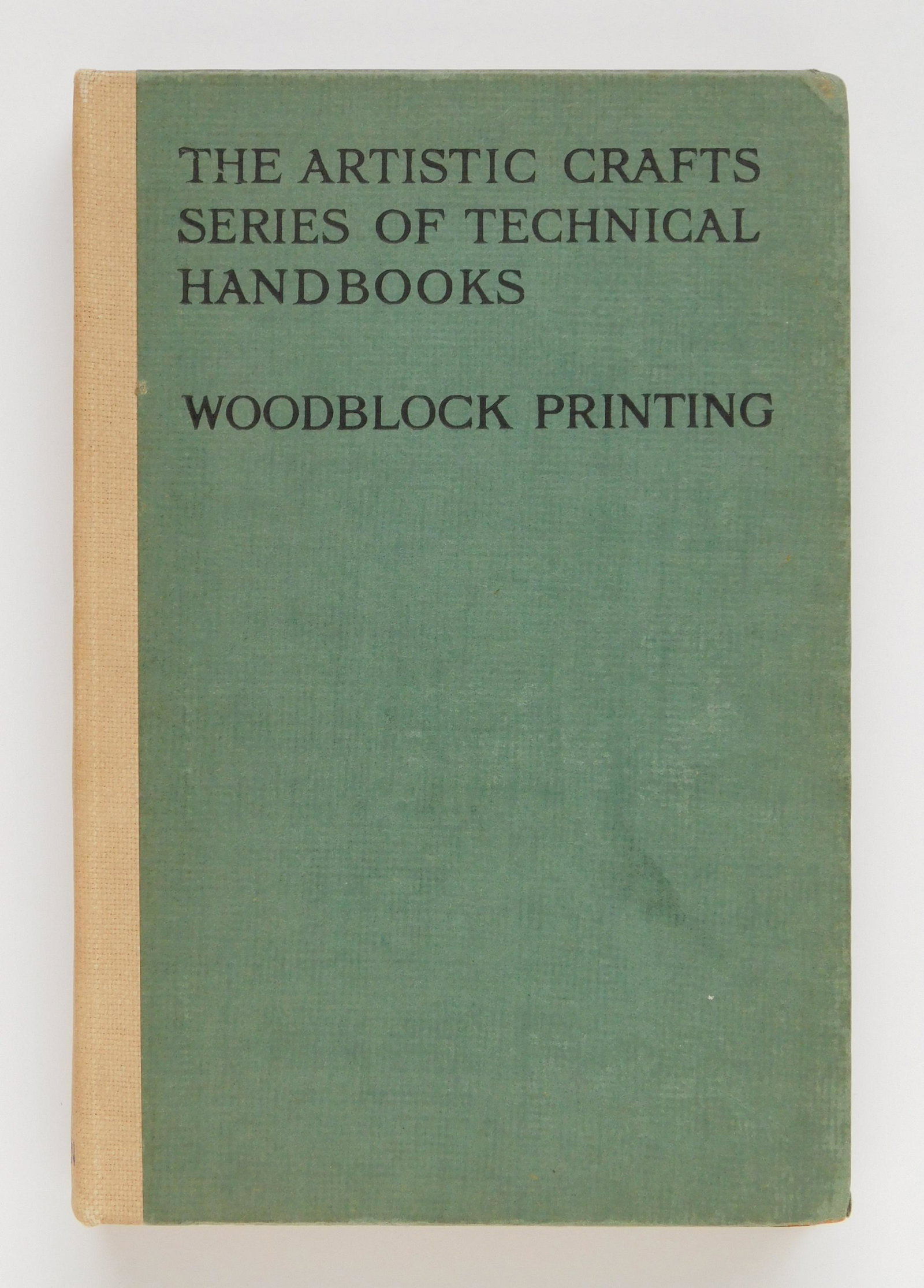 W R. Lethaby- ''The Artistic Crafts Series'': W.R. Lethaby. ''The Artistic Crafts Series of Technical Handbooks: Woodblock Printing.'' Sir Isaac Pitman & Sons, LTS., 1916, London, ENG. Hardbound.