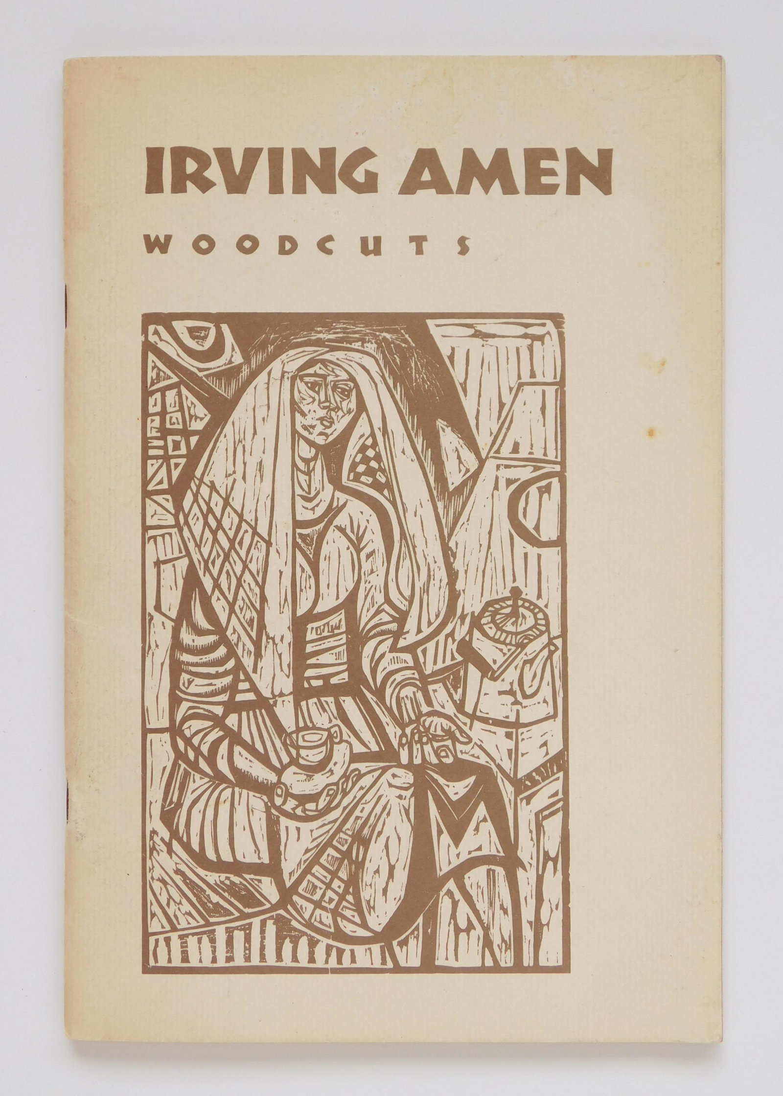 Irving Amen- Woodcuts 1948-1960'': Irving Amen. ''Irving Amen: Woodcuts 1948-1960.'' Preface by Jacob Kainen. Associated American Artists, 1960, New York, NY. Paperback.