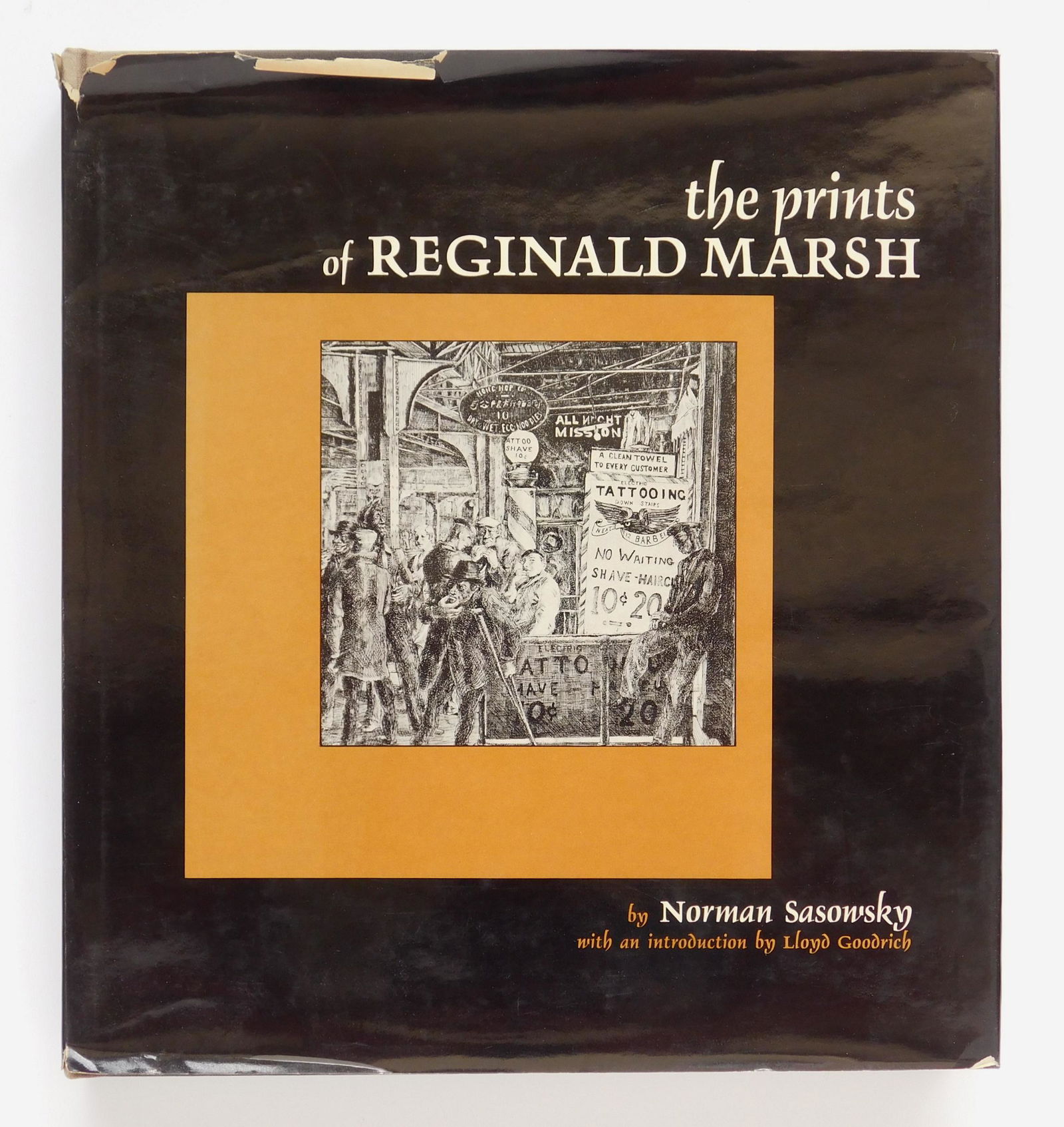 Sasowsky- The Print of Reginald Marsh: Norman Sasowsky. ''The Prints of Reginald Marsh: An Essay and Difinitive Catalog of His Linoleum Cuts, Etchings, Engravings, and Lithographs.'' Introduction by Lloyd Goodrich. Clarkson N. Potter, Inc.