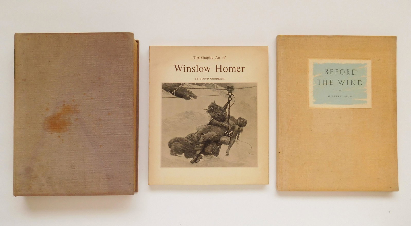 3 Books: 3 Books- 1). Culver, Henry B. - ''The Book of Old Ships & something of their Evolution & Romance'', drawings by Gordon Grant, Garden City publishing Co., in. NY, 1924, hardover. 2). Snow, Wilbert- ''B