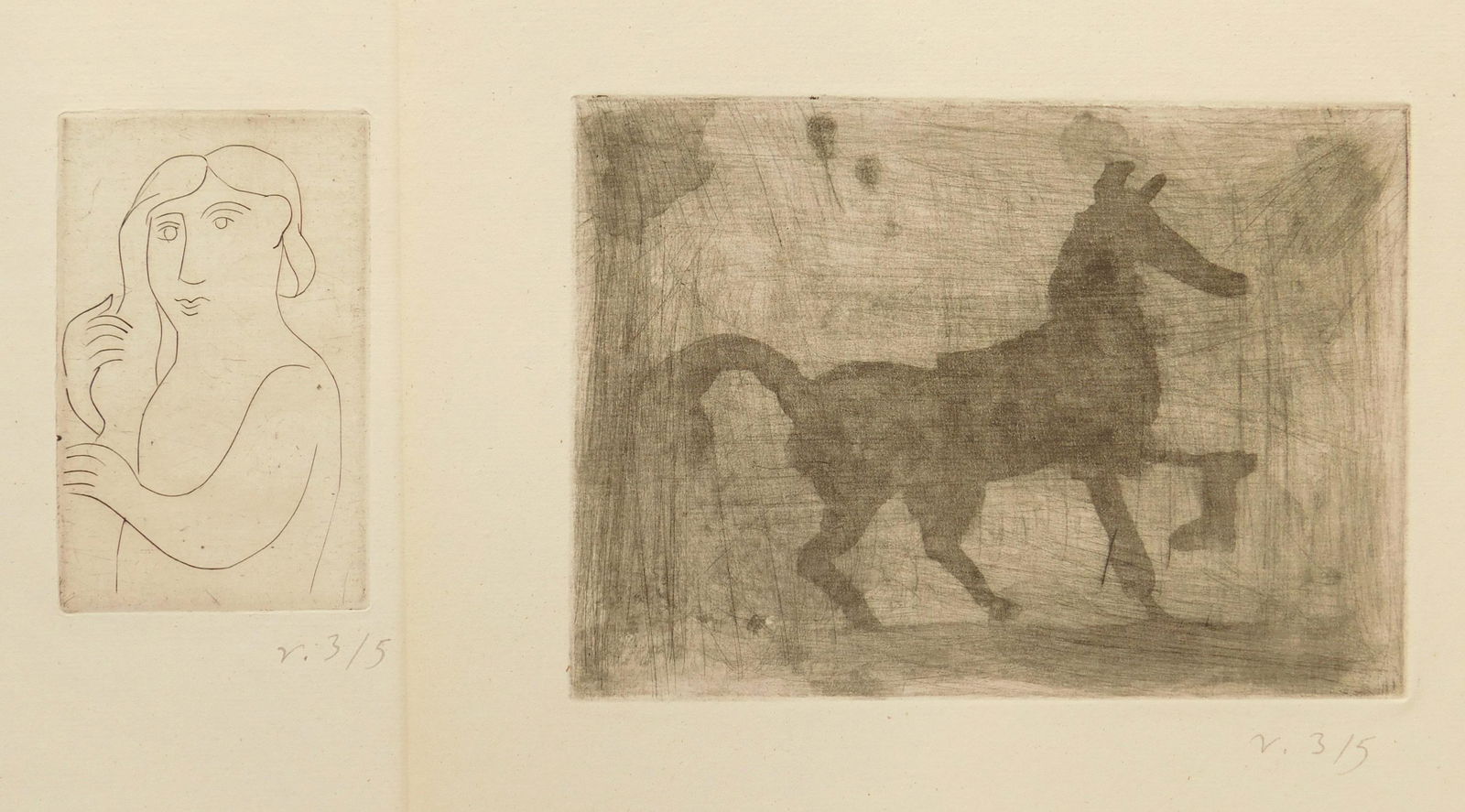 2 Andre Derain etchings (1 of 7)