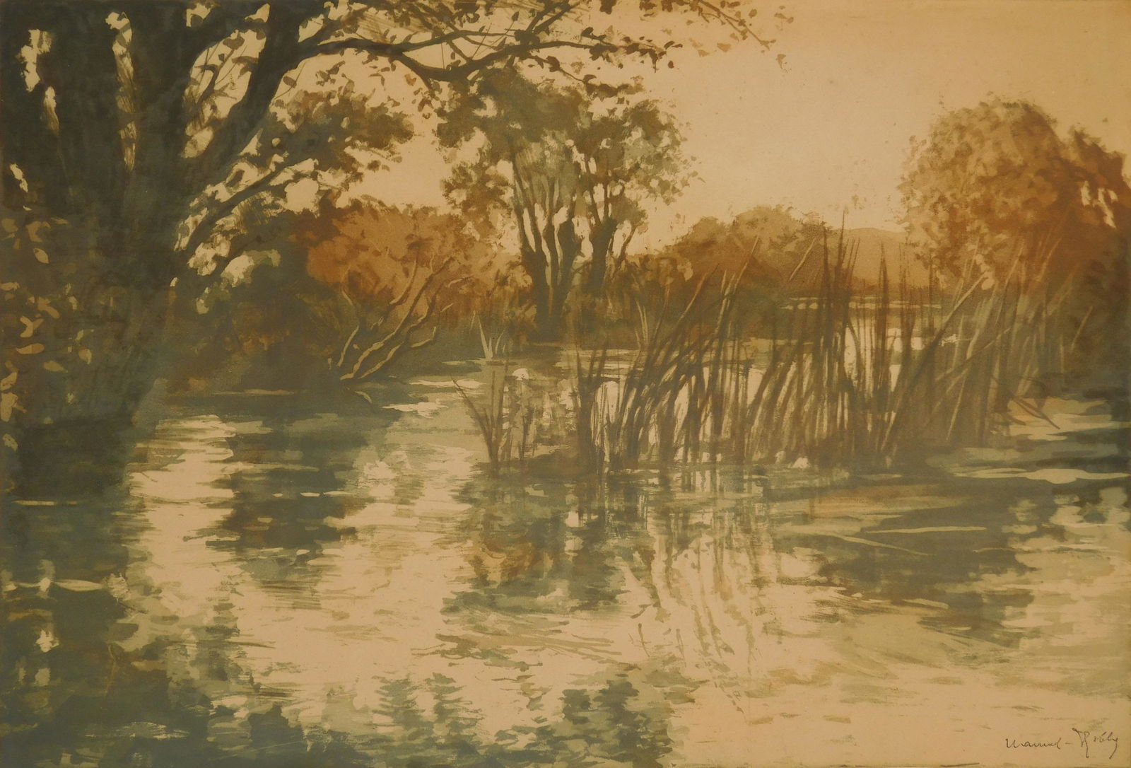 Manuel Robbe etching (1 of 4)